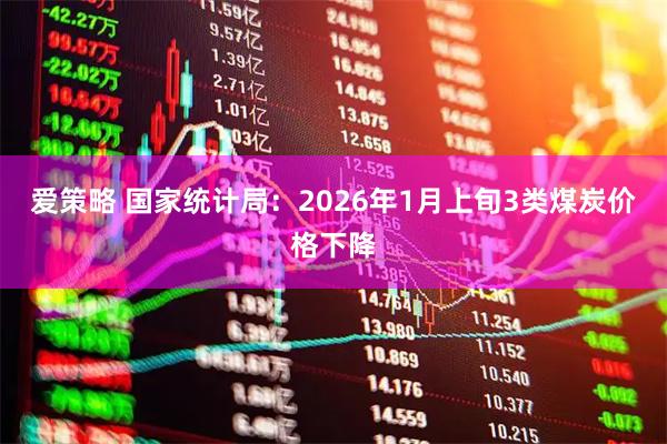 爱策略 国家统计局：2026年1月上旬3类煤炭价格下降